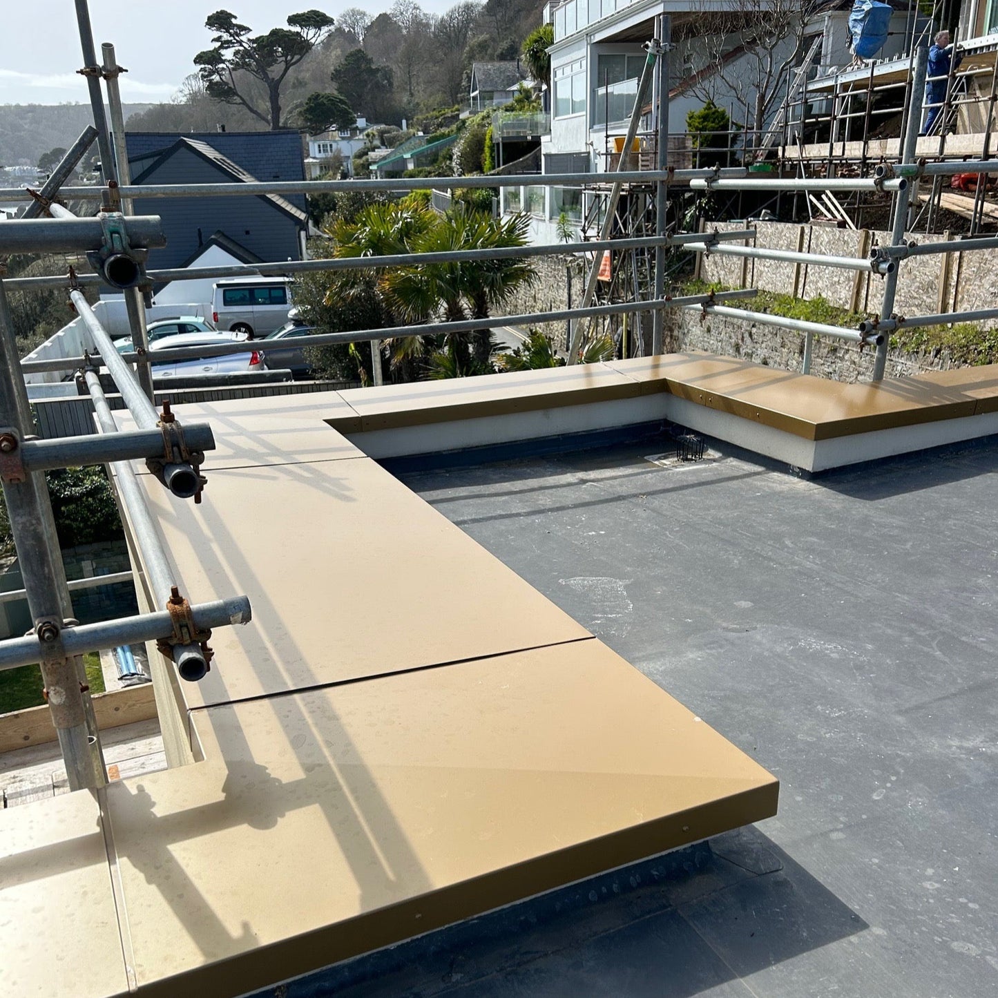 Aluminium Wall Coping - Straight Length