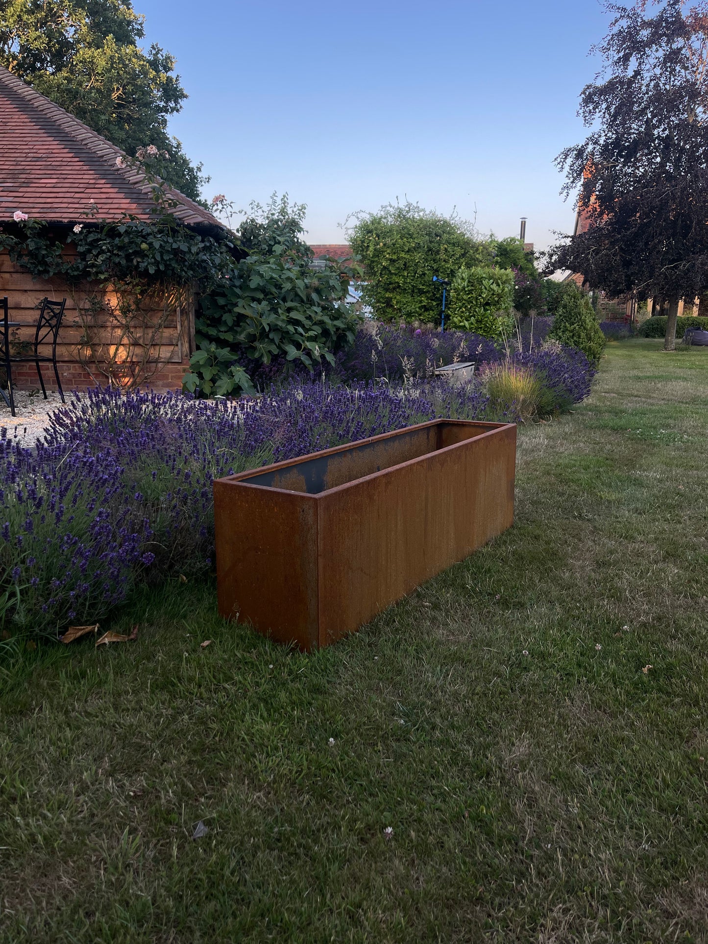 Corten Trough Planter - Welded