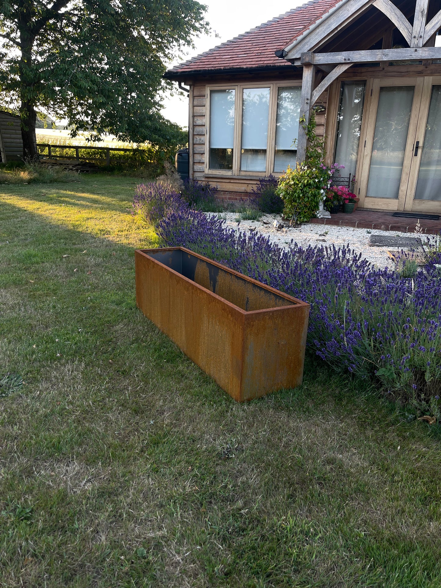 Corten Trough Planter - Welded