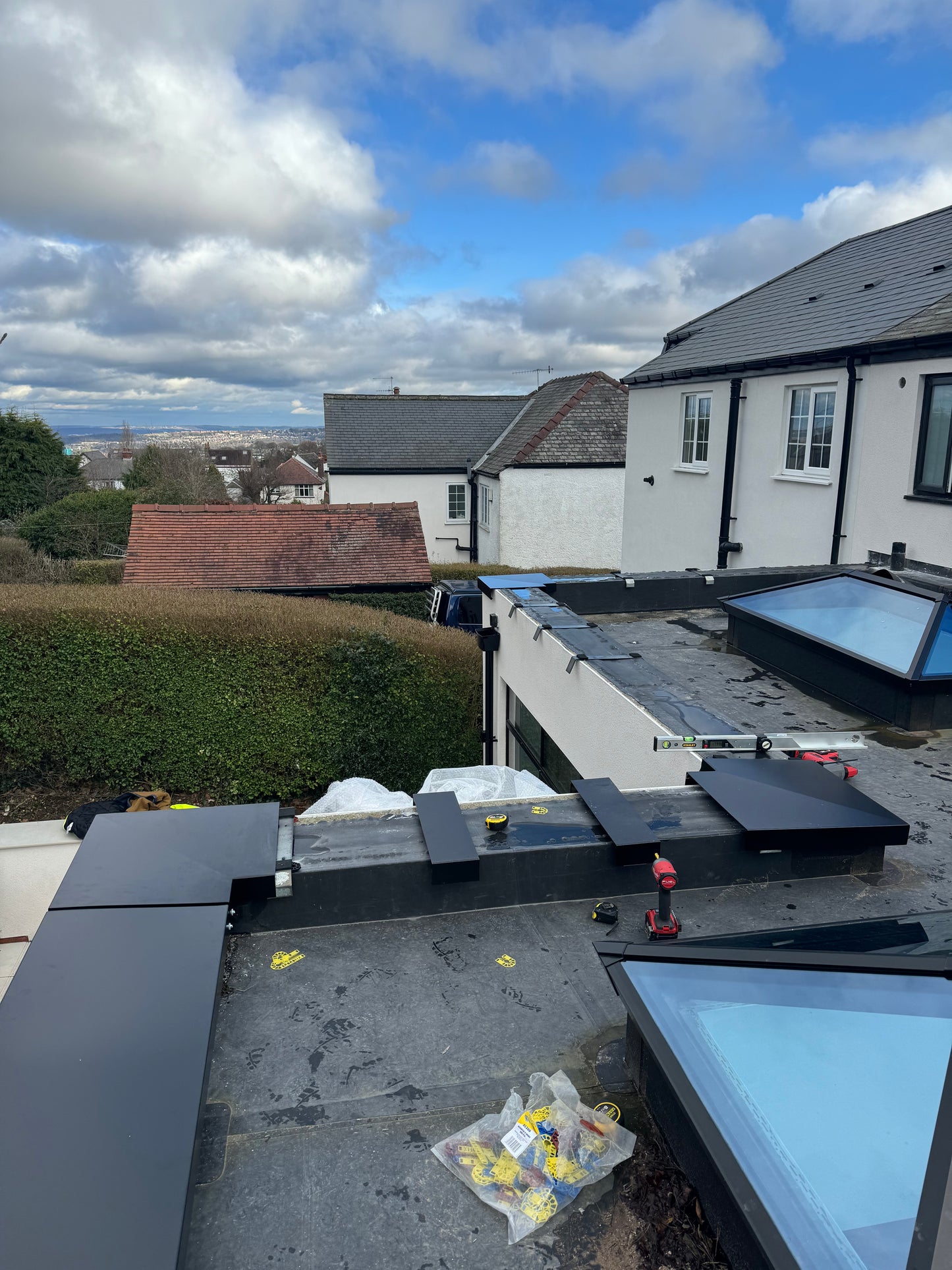 Aluminium Wall Coping - Straight Length 3m