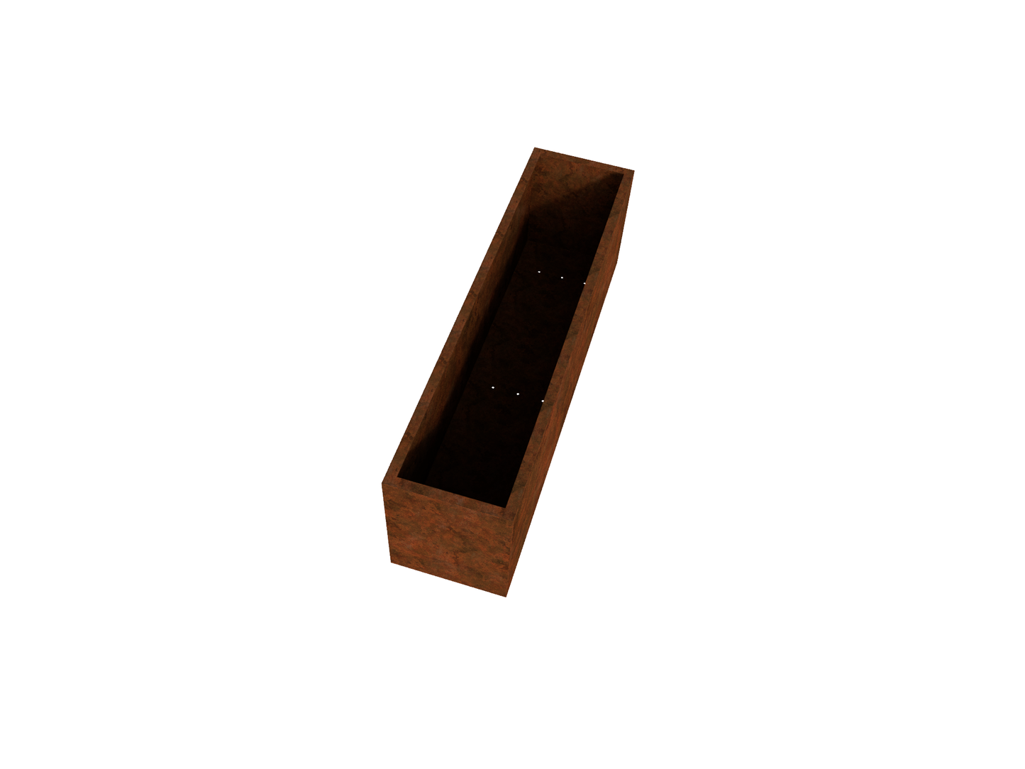 Corten Trough Planter - Welded
