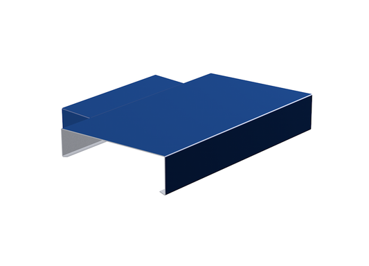 Skyline Aluminium Sloping Coping - Standard To Sloping T Junction