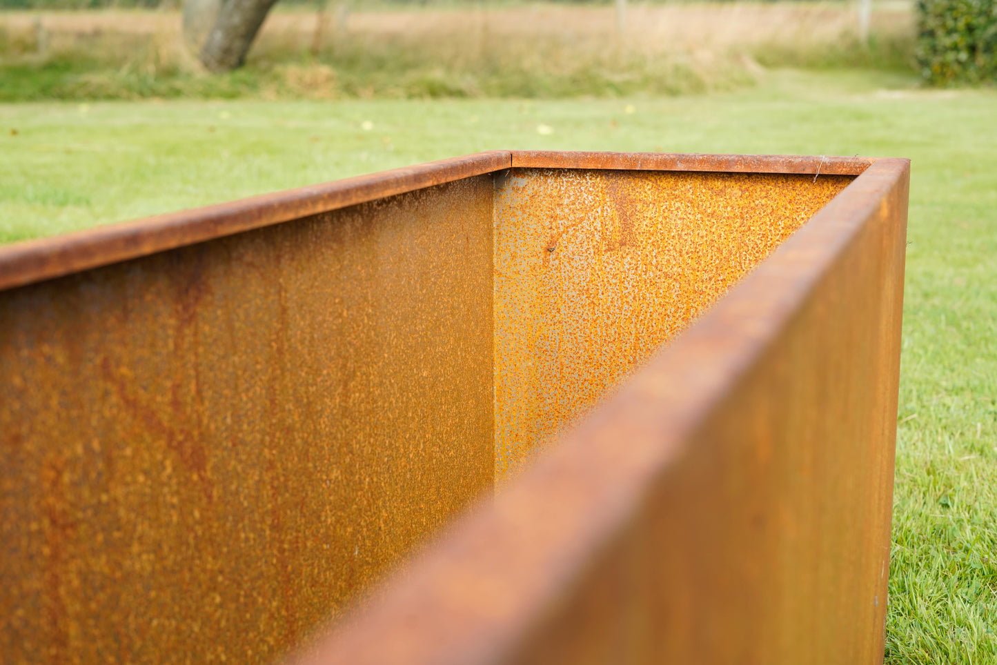 Corten Trough Planter - Welded