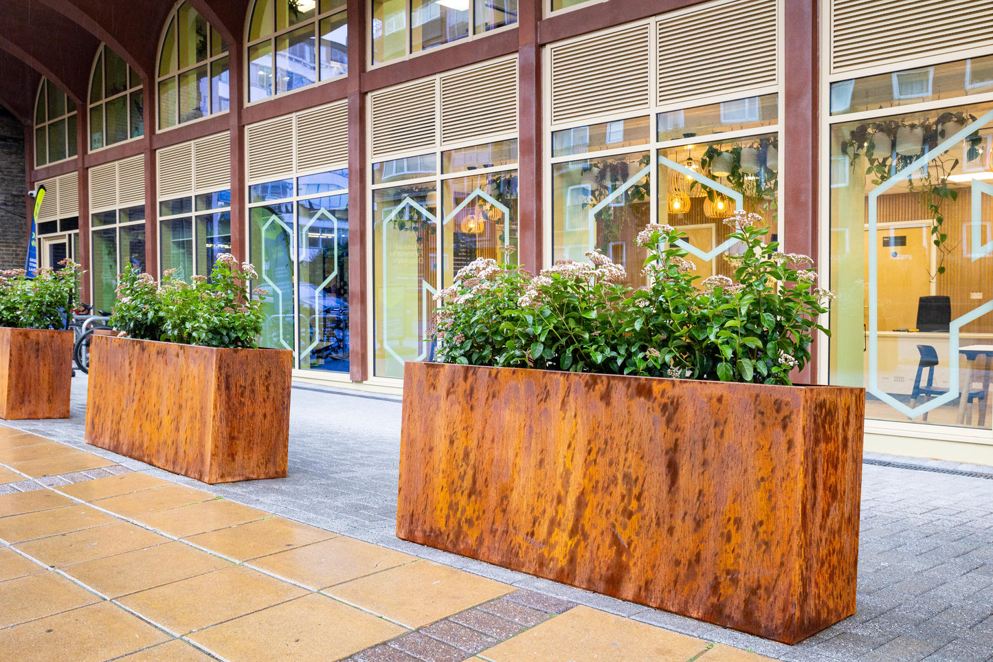 Corten Trough Planter - Welded