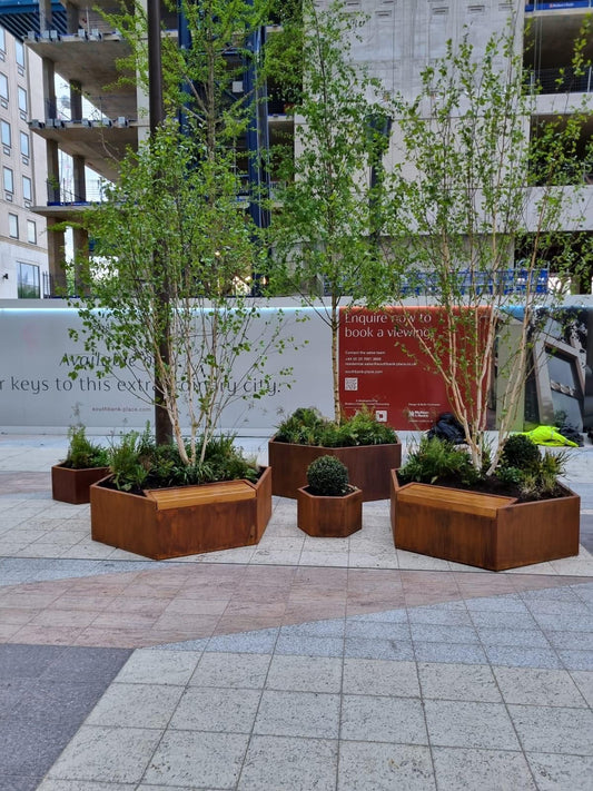 7 Innovative Design Ideas for Corten Steel Planters