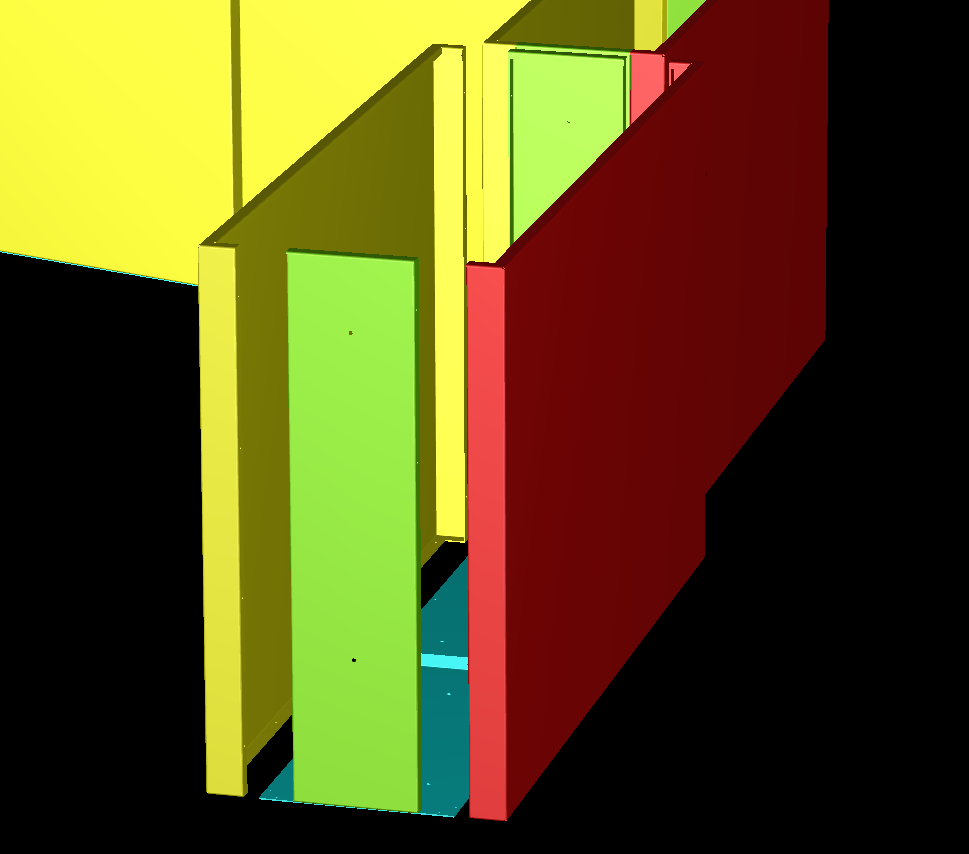 3D render of a garden planter