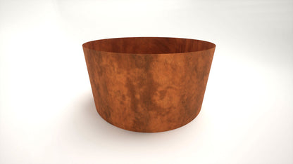 Hampton - Corten Steel Bottomless Cylindrical Planter