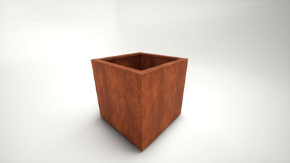 Arden Cube - Corten Steel Planter