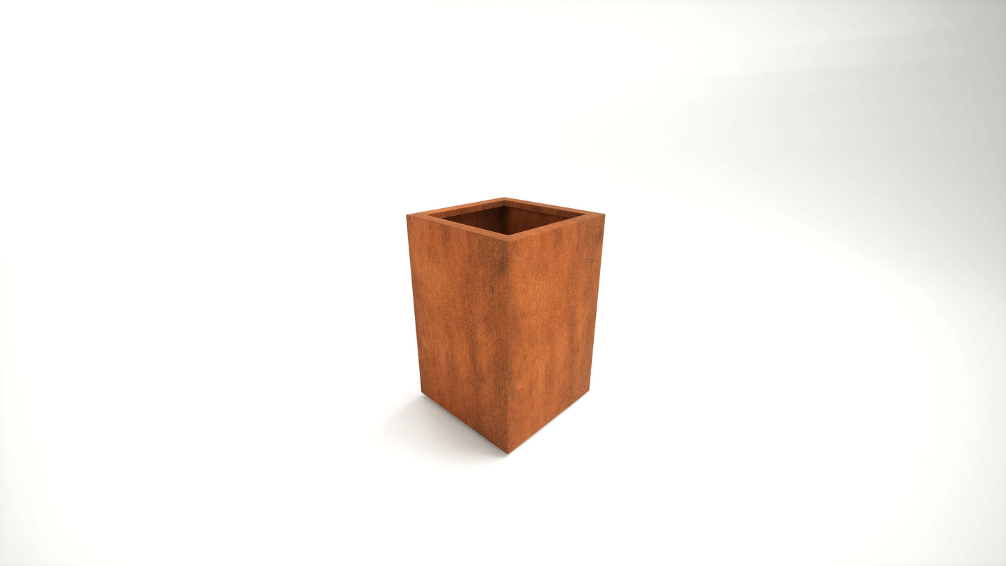 Tatton - Corten Steel Column Planter